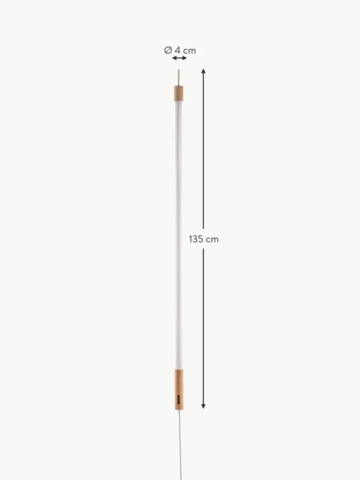 LED-Wandleuchte Linea mit Stecker