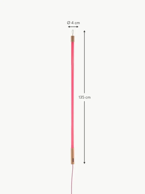 LED-Wandleuchte Linea mit Stecker