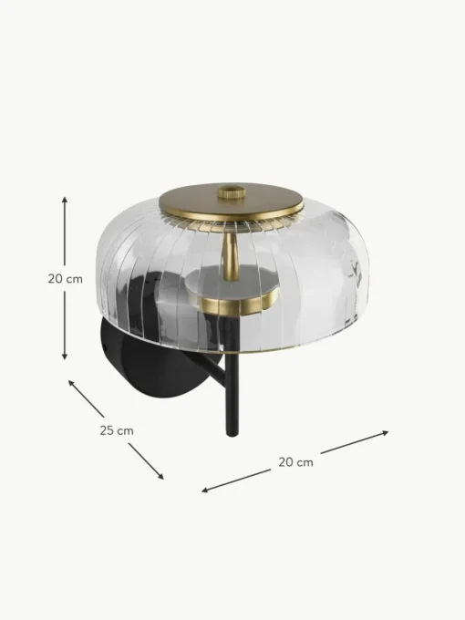 LED-Wandleuchte Vitrum