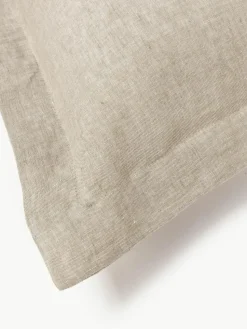 Leinen-Bettdeckenbezug Linna mit Stehsaum