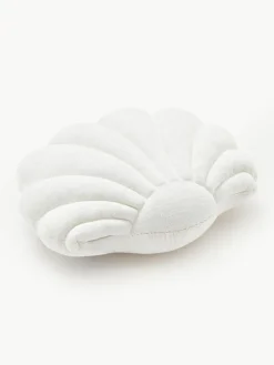 Leinen-Kissen Shell in Muschelform