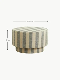 Leinen-Pouf Ladoga