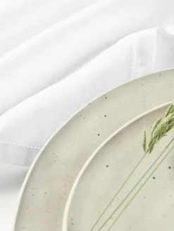 Leinen-Servietten Alari mit Stickerei, 4 Stück