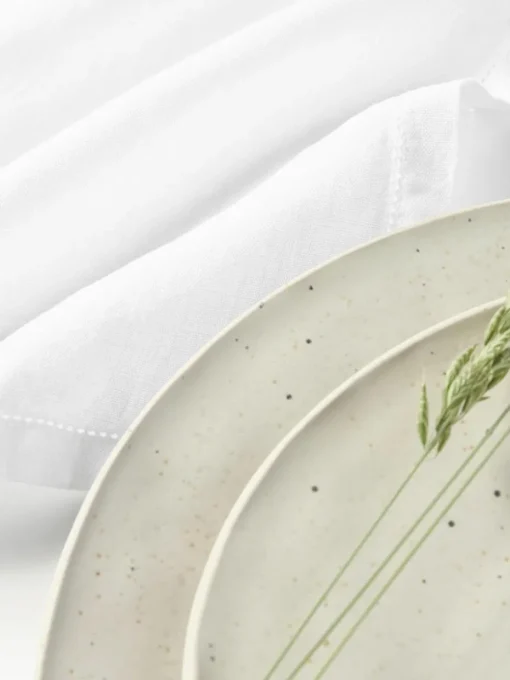 Leinen-Servietten Alari mit Stickerei, 4 Stück