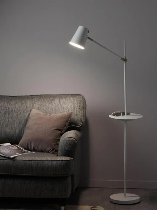 Leselampe Linear mit Ablage und Ladestation