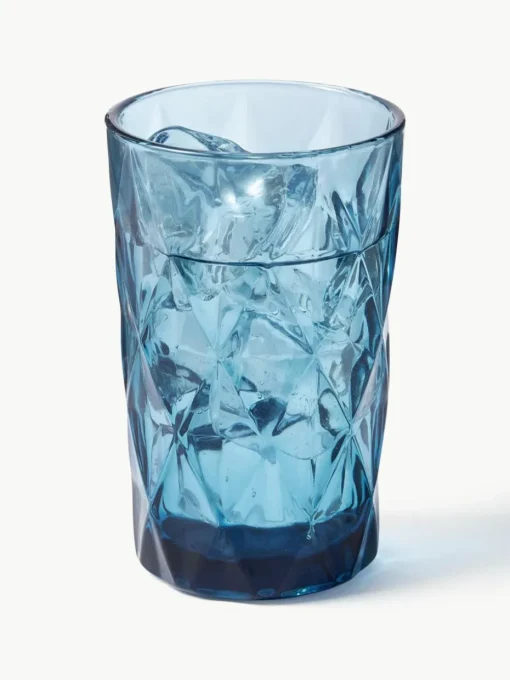Longdrinkgläser Colorado mit Strukturmuster, 4er-Set