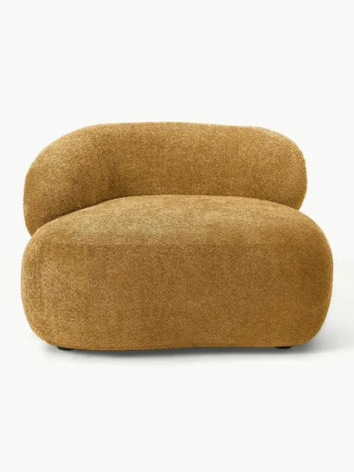 Loungesessel Alba aus Teddy-Bouclé