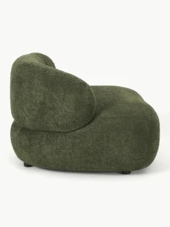 Loungesessel Alba aus Teddy-Bouclé