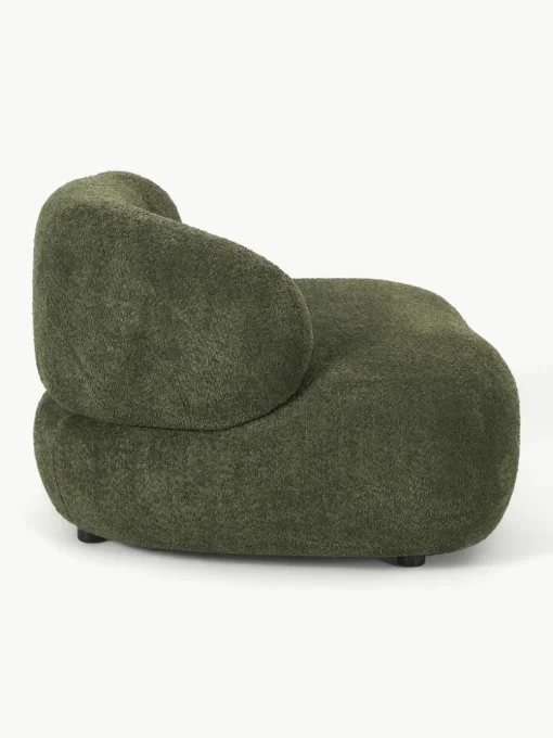 Loungesessel Alba aus Teddy-Bouclé