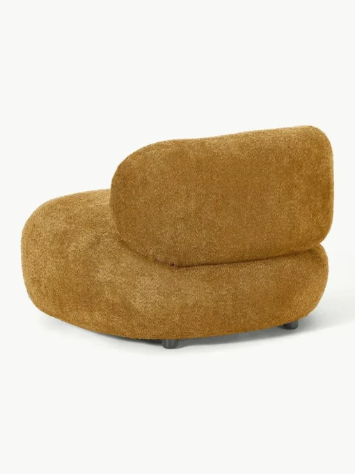 Loungesessel Alba aus Teddy-Bouclé