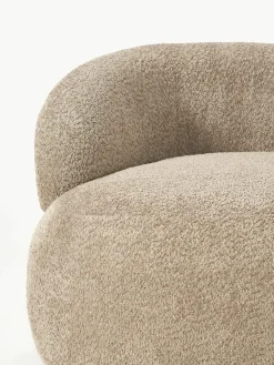 Loungesessel Alba aus Teddy-Bouclé