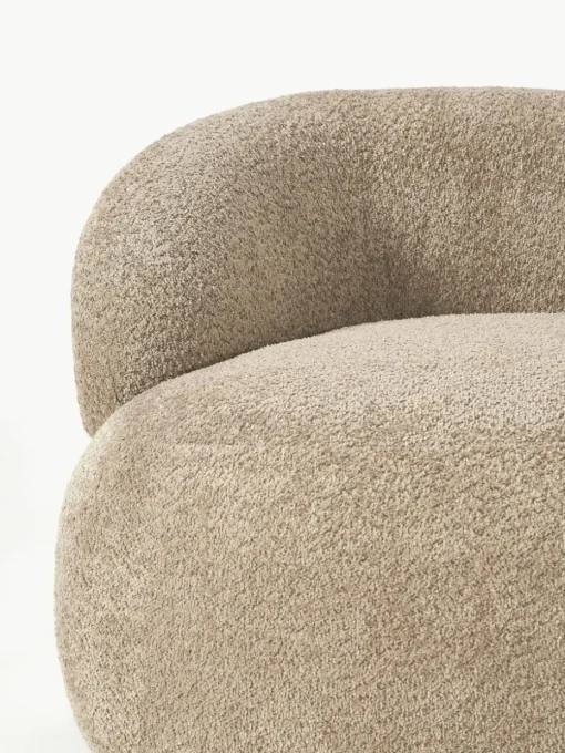 Loungesessel Alba aus Teddy-Bouclé