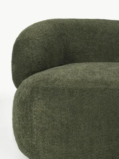 Loungesessel Alba aus Teddy-Bouclé