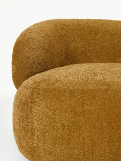 Loungesessel Alba aus Teddy-Bouclé