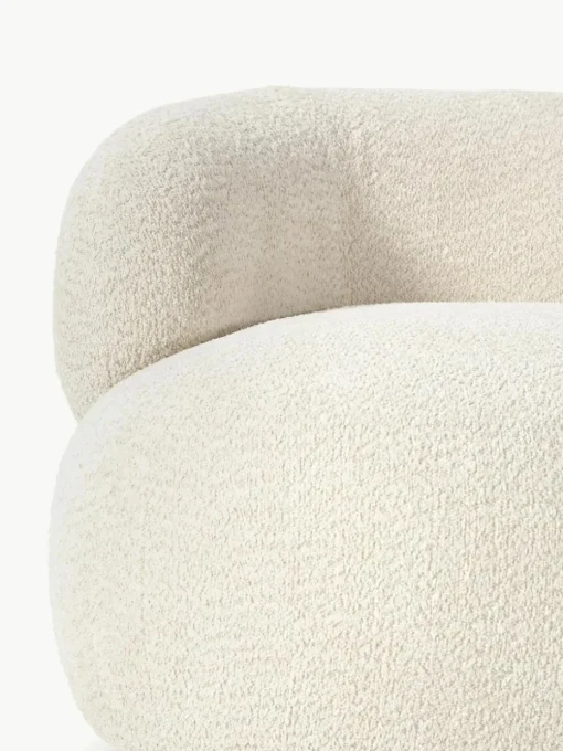 Loungesessel Alba aus Teddy-Bouclé