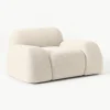Loungesessel Wolke aus Bouclé