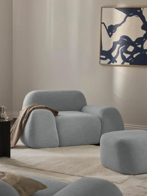 Loungesessel Wolke aus Bouclé