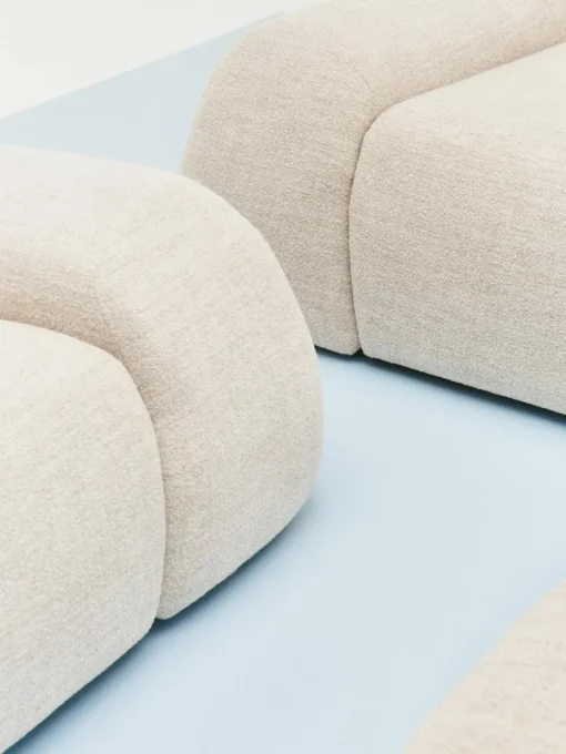 Loungesessel Wolke aus Bouclé