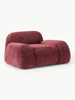 Loungesessel Wolke aus Teddy-Bouclé