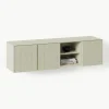 Lowboard Shea mit geriffelter Front