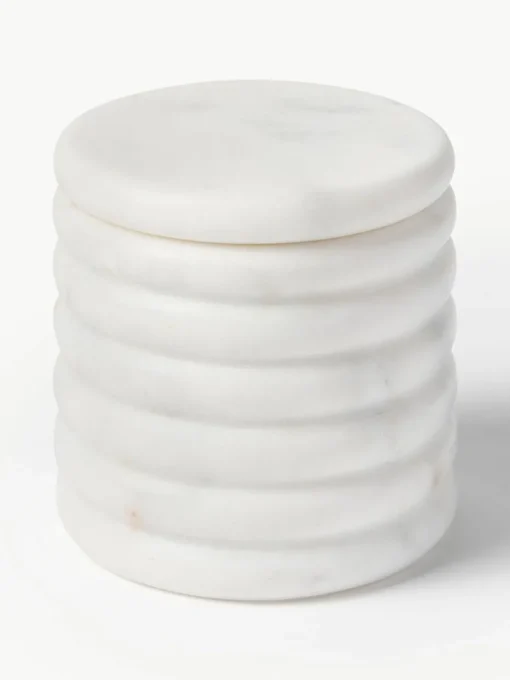Marmor-Aufbewahrungsdose Orta