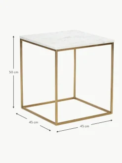 Marmor-Beistelltisch Alys