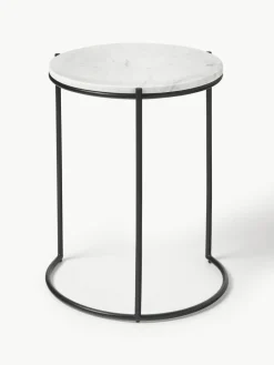 Marmor-Beistelltische Ella, 2er-Set