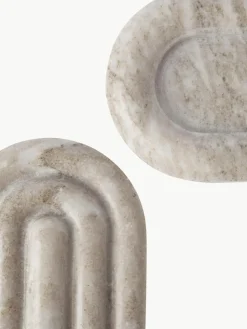 Marmor-Buchstützen Malie, 2 Stück