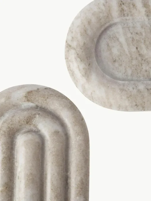 Marmor-Buchstützen Malie, 2 Stück