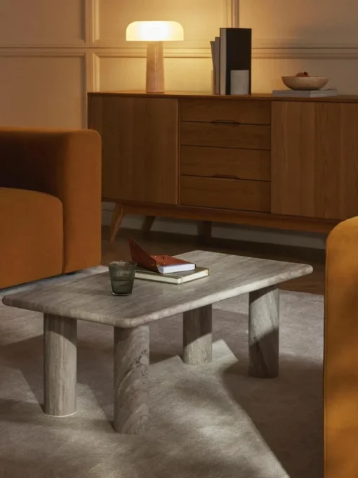 Marmor-Couchtisch Mabel