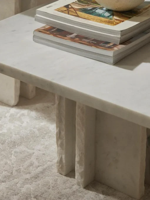 Marmor-Couchtisch Selene