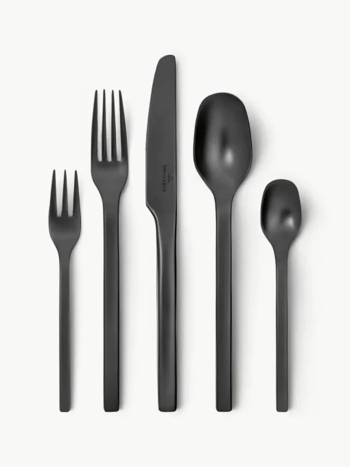Matt gebürstetes Besteck-Set Manufacture Rock, 4 Personen (20-tlg.)