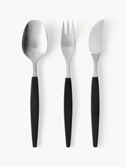 Matt gebürstetes Besteck-Set Focus de Luxe, 4 Personen (12-tlg.)