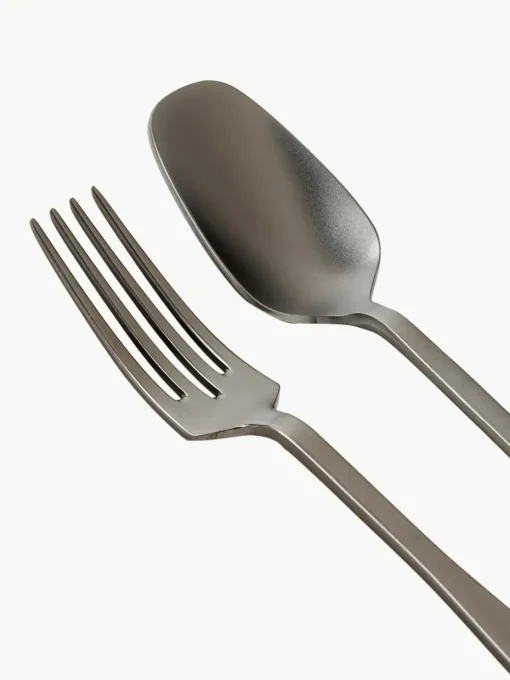 Matt gebürstetes Besteck-Set Zest, 6 Personen (24-tlg.)