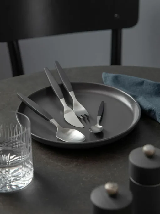 Matt gebürstetes Besteck-Set Focus de Luxe, 4 Personen (12-tlg.)