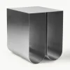 Metall-Beistelltisch Curved