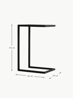 Metall-Beistelltisch Lupe