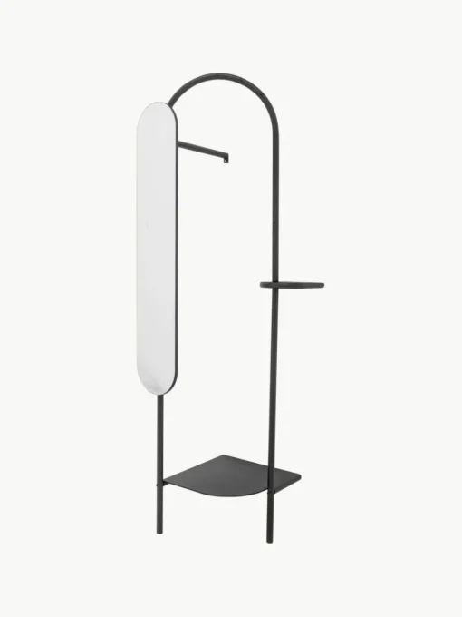 Metall-Garderobe Belen mit verstellbarem Spiegel