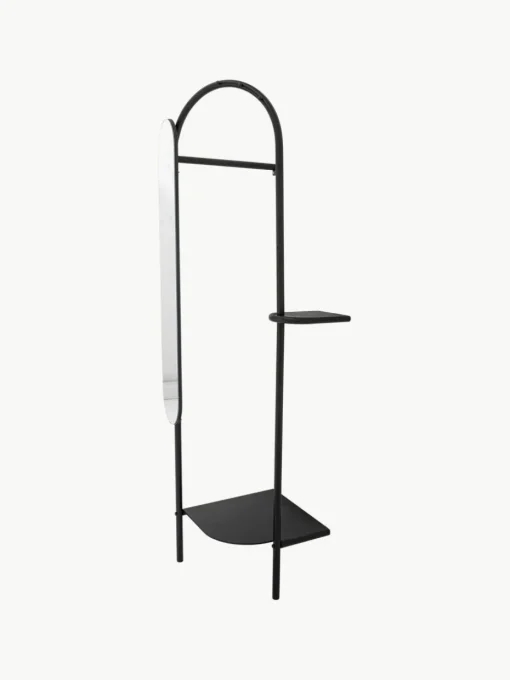 Metall-Garderobe Belen mit verstellbarem Spiegel