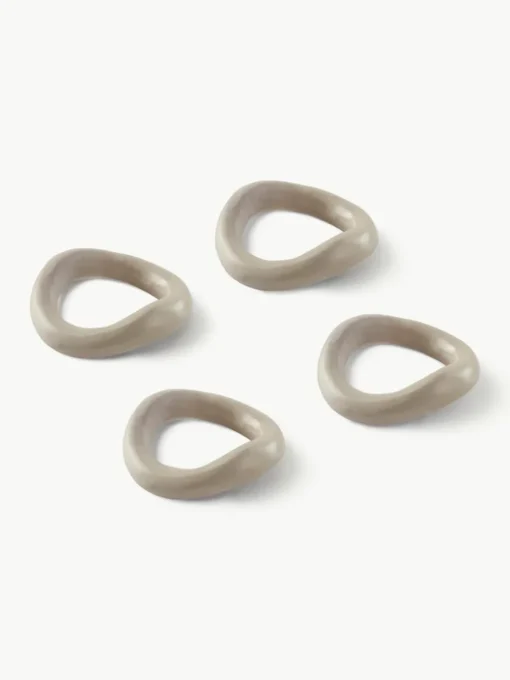 Metall-Serviettenringe Parker, 4 Stück