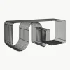 Metall-Sitzbank Curva