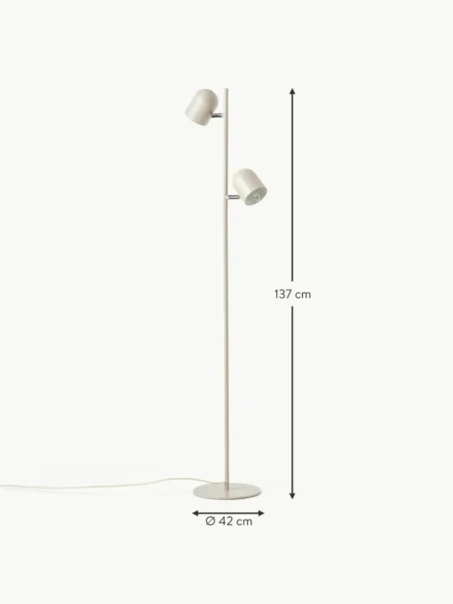 Metall-Stehlampe Almo