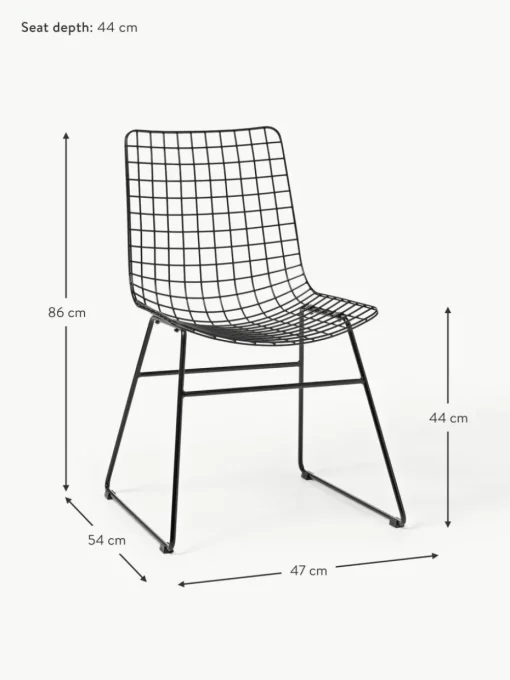 Metall-Stuhl Wire
