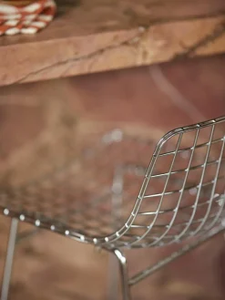 Metall-Thekenstuhl Wire