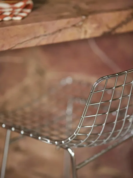 Metall-Thekenstuhl Wire