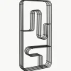 Metall-Wandregal Curva