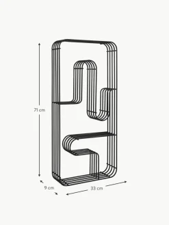Metall-Wandregal Curva