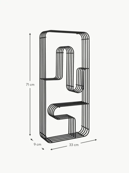 Metall-Wandregal Curva