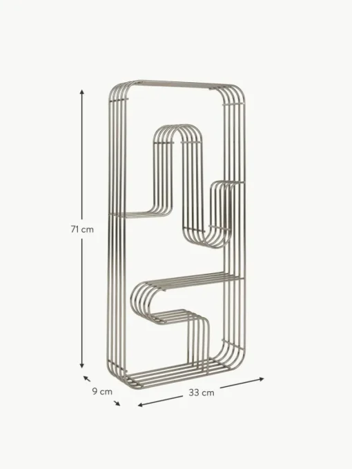 Metall-Wandregal Curva