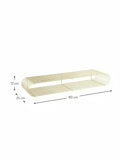 Metall-Wandregal Curva, B 80 cm